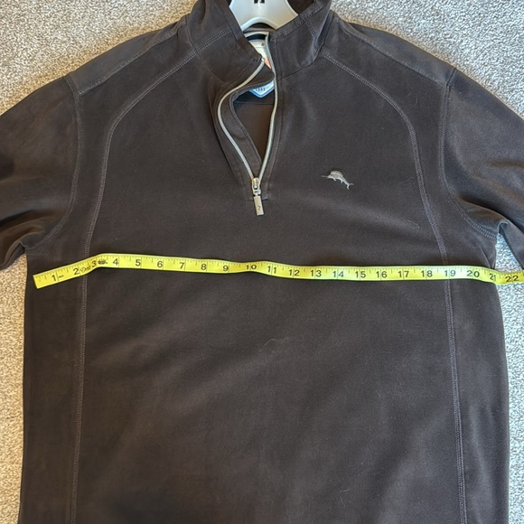 Tommy Bahama Brown Aruba Half Zip Pullover Sz:S - Picture 5 of 6